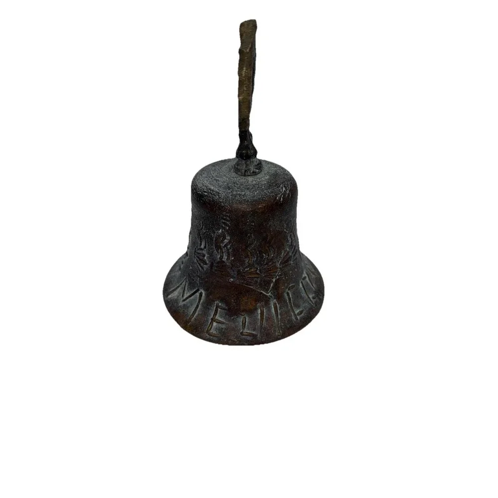 Antique Bronze Spanish Mexico‎ Brass Mission Heavy Church Single Bell 6